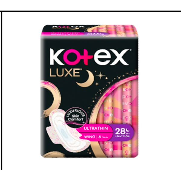 Kotex Luxe Ultra Thin Wing 23cm x 8's/ 28cm x 8's – view 2