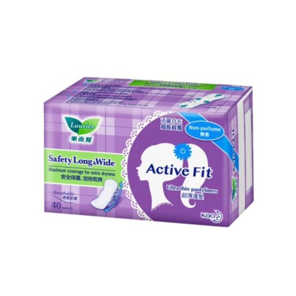 Laurier Active Fit Deodorant Silver + 36's/Stay Long & Wide 40's – view 2