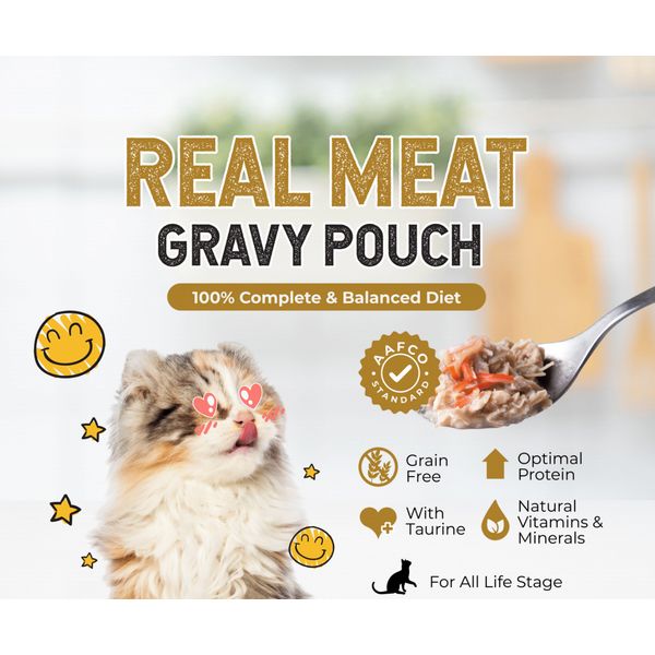 Signature7 Cat Wet Food Gravy Pouch (50g Pouch) – view 2