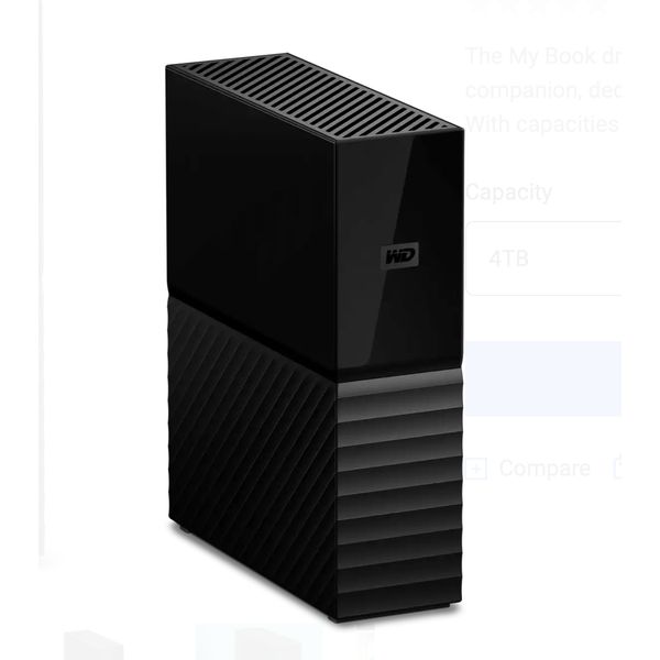 Western Digital Portable Hard Disk My Book 4TB/6TB/8TB/12TB/14TB/16TB/18TB/22TB (USB 3.2 Gen 1) – view 4