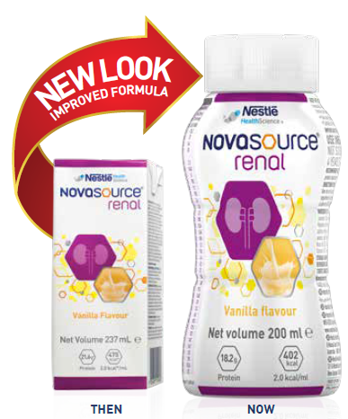 [mobileaid] Nestle Novasource Renal Liquid 200ml x 4, carton of 6 clusters [LOCAL SG DELIVERY]