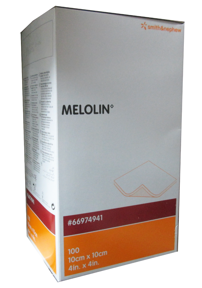 [mobileaid] Smith & Nephew Melolin 10cmx10cm Dressing 100's [LOCAL SG DELIVERY]