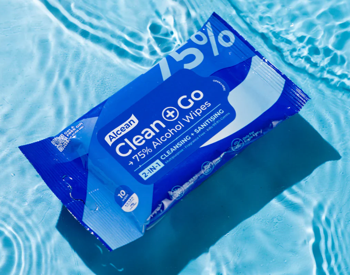 [mobileaid] Alcean 10 wipes (Bundle of 6) - 75% Alcohol Classic Wipes [LOCAL SG DELIVERY]
