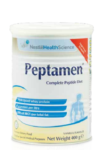[mobileaid] Nestle Peptamen Complete Peptide Diet Nutrition Powder Vanilla Flavour, 400g [LOCAL SG DELIVERY]
