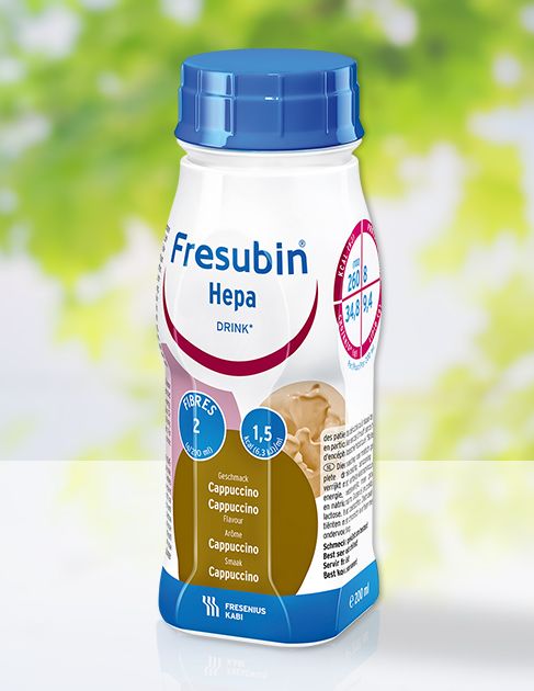 [mobileaid] Fresubin Hepa Cappuccino 200ml/bottle pack of 4 bottles Milk x 2 Packs [LOCAL SG DELIVERY]