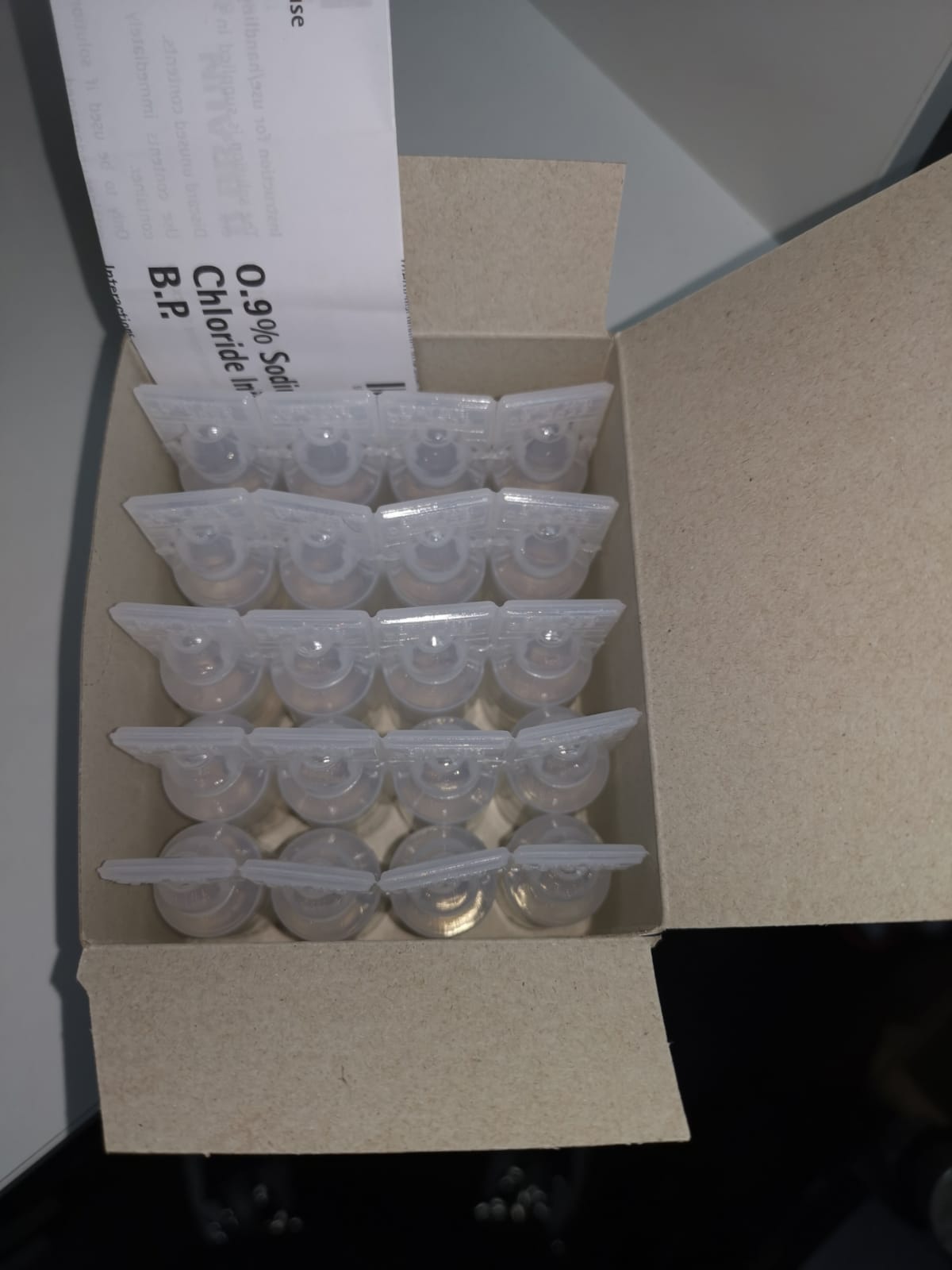 [mobileaid] B.Braun Sodium Chloride NaCI 0.9%. 20x20ml [LOCAL SG DELIVERY]