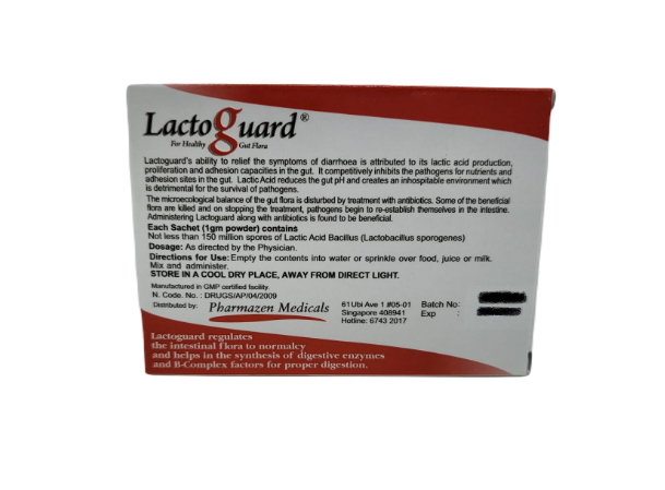 [mobileaid] Pharmazen Lactoguard 6 sachets x 5 (30's) [LOCAL SG DELIVERY]