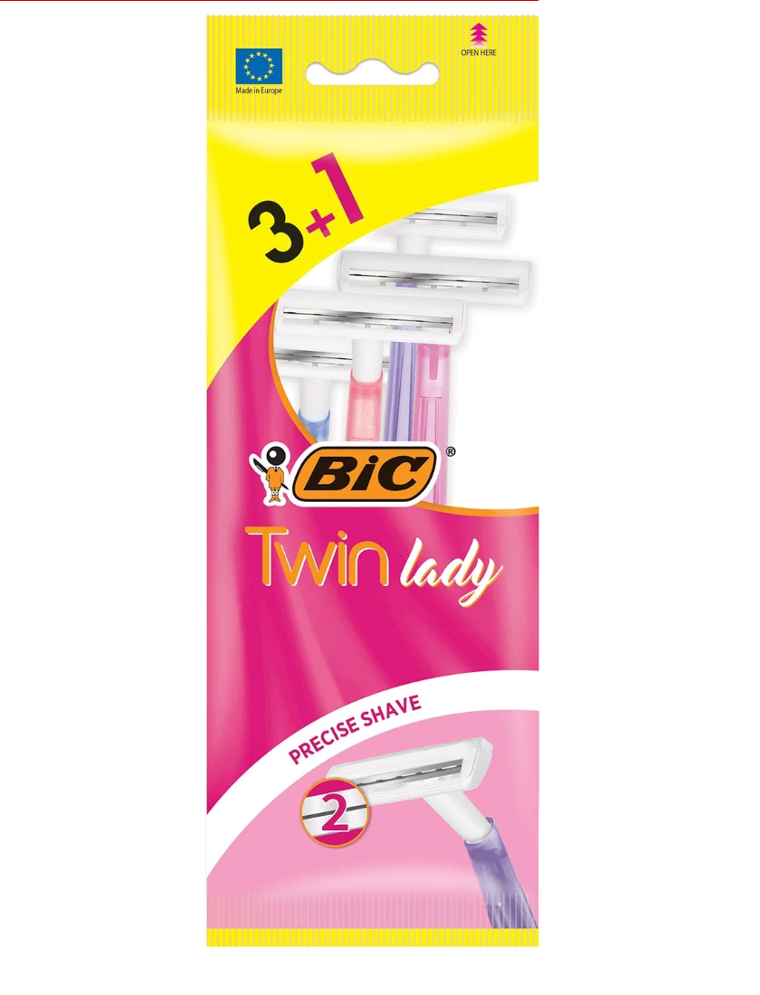 [mobileaid] BIC Twin Lady P3+1 (Shaver) [LOCAL SG DELIVERY]