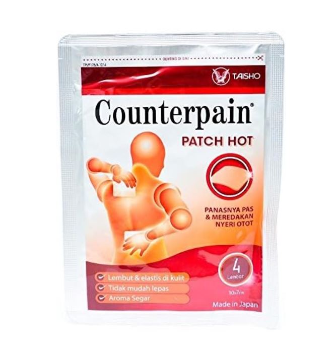 [mobileaid] Counterpain Patch HOT 4 Patches x 5 [LOCAL SG DELIVERY]