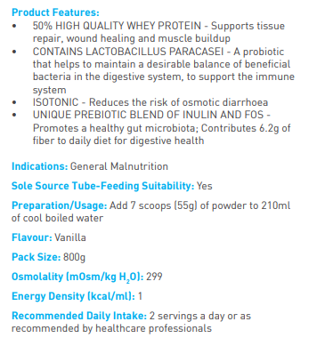 [mobileaid] Nestle Boost Optimum Powder Vanilla 800g [LOCAL SG DELIVERY]