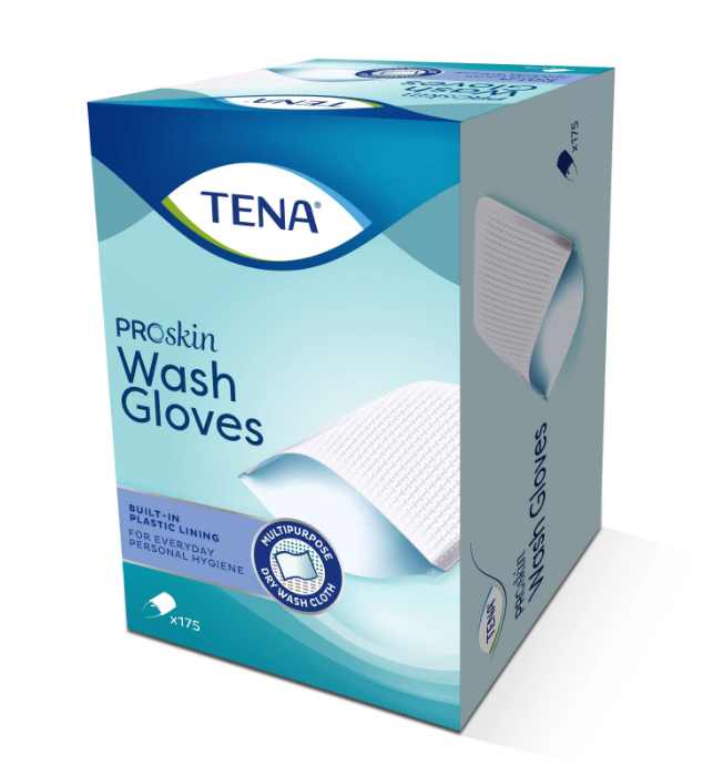 [mobileaid] TENA PROskin Wash Gloves 175s [LOCAL SG DELIVERY]
