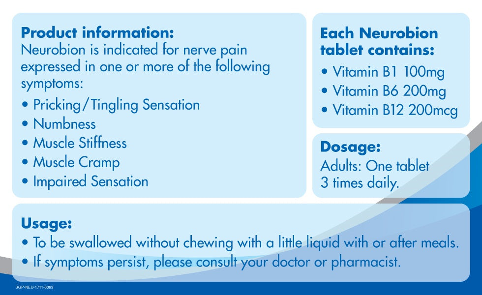 [mobileaid] P&G Neurobion Value Pack 3x30 Tablets [LOCAL SG DELIVERY]