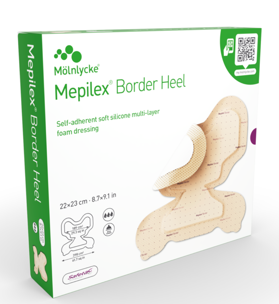 [mobileaid] M√∂lnlycke Mepilex Border Heel 22 x 23cm 6's [LOCAL SG DELIVERY]
