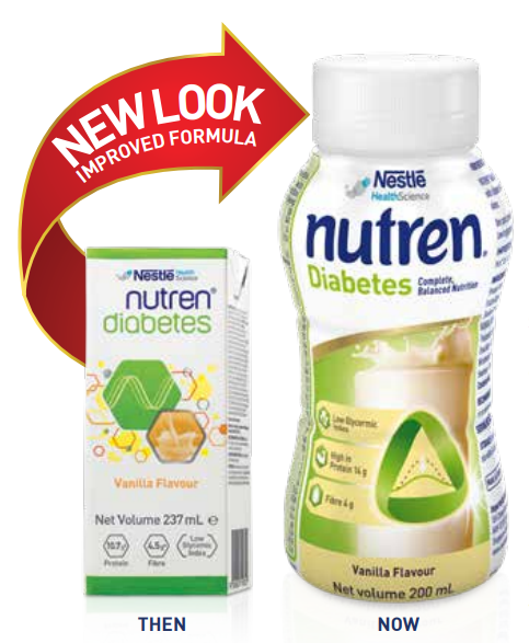 [mobileaid] Nestle Nutren Diabetes Vanilla 200ml x 24's [LOCAL SG DELIVERY]