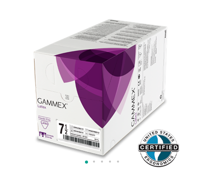 [mobileaid] Ansell Gammex Latex Powdered Sterile Gloves Size 6.5 (10 pcs in a box) [LOCAL SG DELIVERY]