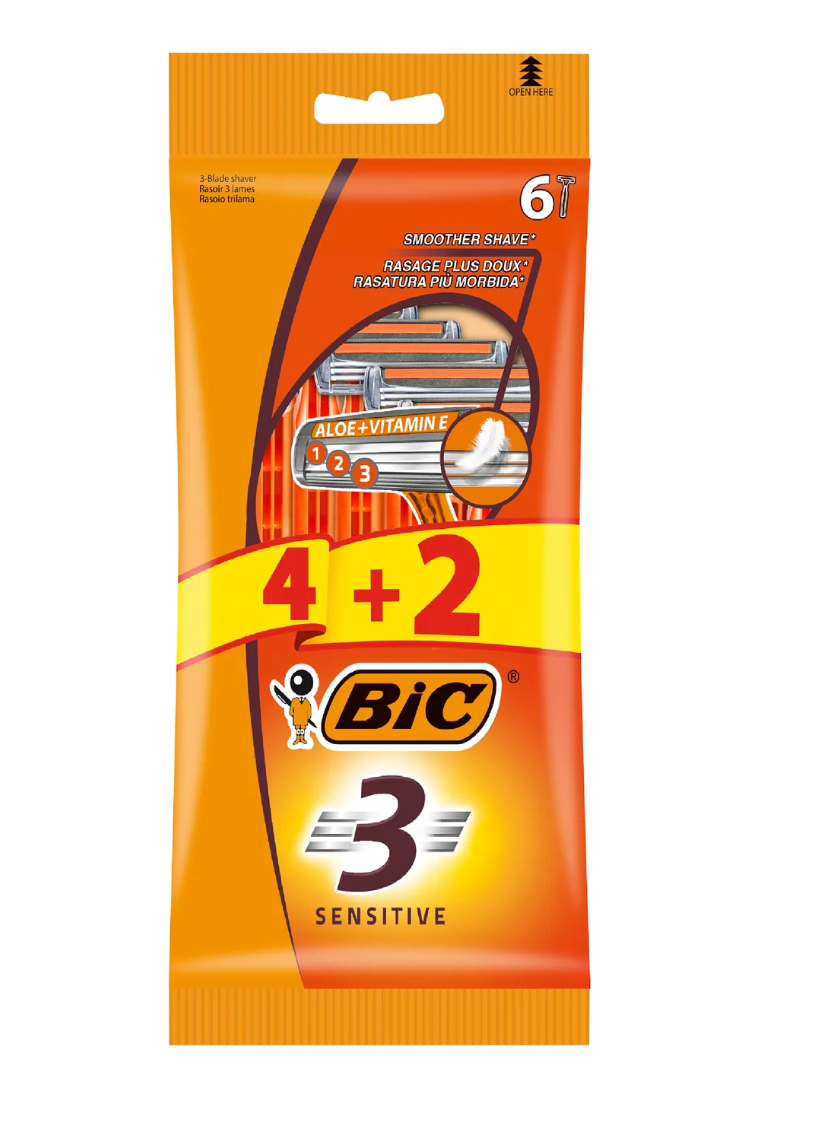 [mobileaid] BIC 3 Pouch 4+2 (Shaver) [LOCAL SG DELIVERY]