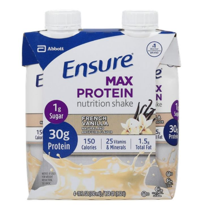 [mobileaid] Abbott Ensure Max Protein French Vanilla 330ml x 12 [LOCAL SG DELIVERY]