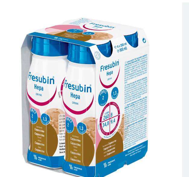 [mobileaid] Fresubin Hepa Cappuccino 200ml/bottle pack of 4 bottles Milk x 2 Packs [LOCAL SG DELIVERY]