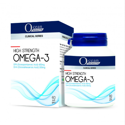 [mobileaid] Ocean Health High Strength Omega-3, bottle of 60's soft gels [LOCAL SG DELIVERY]