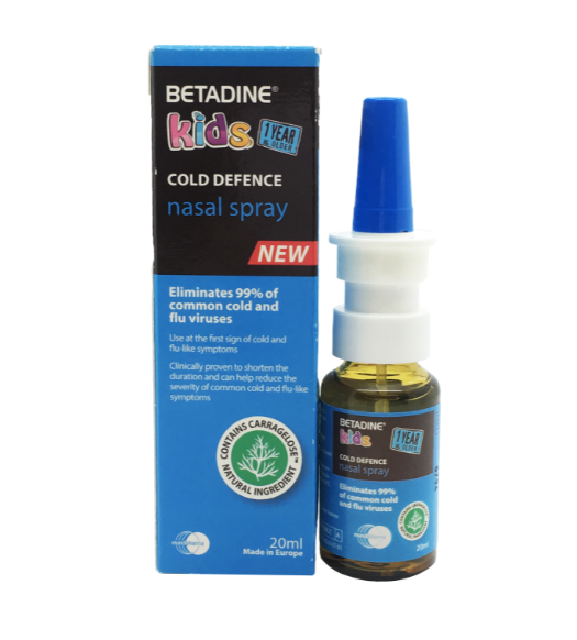 [mobileaid] Betadine Cold Defence Kids Nasal Spray 20ml [LOCAL SG DELIVERY]