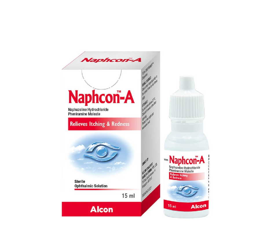 [mobileaid] Alcon Naphcon A Eye Drops 15ml [LOCAL SG DELIVERY]
