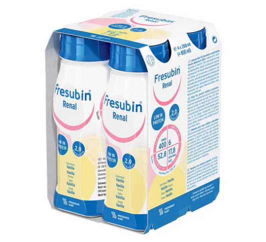 [mobileaid] Fresubin Renal Vanilla Flavour 200ml/bottle pack of 4's x 3 [LOCAL SG DELIVERY]