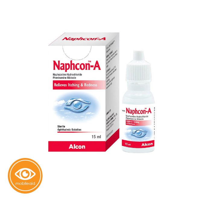 [mobileaid] Alcon Naphcon A Eye Drops 15ml [LOCAL SG DELIVERY]