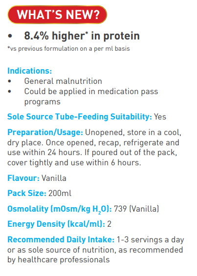 [mobileaid] Nestle Resource 2.0 Liquid Vanilla 200ml x 24 [LOCAL SG DELIVERY]