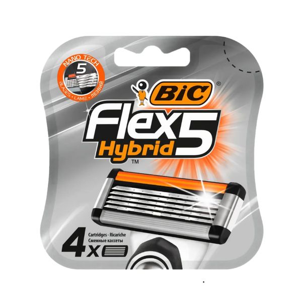 [mobileaid] BIC Hybrid Flex 5 Refill Pack of 4 (Shaver) [LOCAL SG DELIVERY]