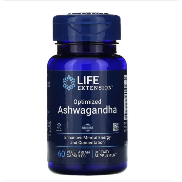 [mfoods] Life Extension, Optimized Ashwagandha | Enhances Mental Energy & Concentration | Promotes Overall health | ReleaseStress [LOCAL SG DELIVERY]