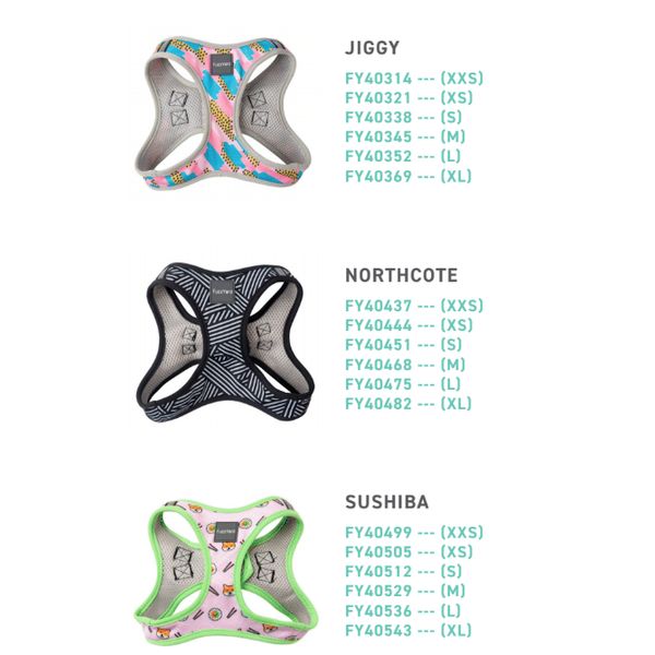 FuzzYard XXS/XS/S/M/L/XL Step-In Harness for Pets – view 2