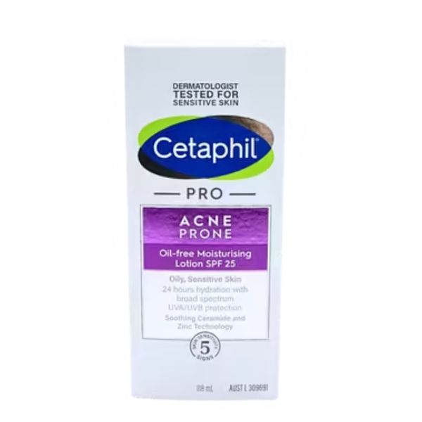 [Dermaceutica] Cetaphil PRO Acne Prone Oil-free Moisturising Lotion SPF25 118ml [LOCAL SG DELIVERY]