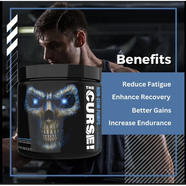 [mfoods] JNX Sports, The Curse Non-Stim Pumps, Caffeine-Free Pump Pre Workout, Endurance & Strength, 20-40 servings [LOCAL SG DELIVERY]