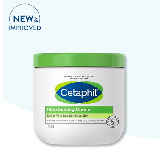 [Dermaceutica] Cetaphil Moisturising Cream 453g (Normal and Sensitive Skin) [LOCAL SG DELIVERY]
