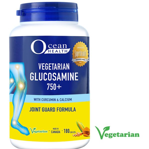 [mobileaid] Ocean Health Vegetarian Glucosamine 750+ (180s) [LOCAL SG DELIVERY]