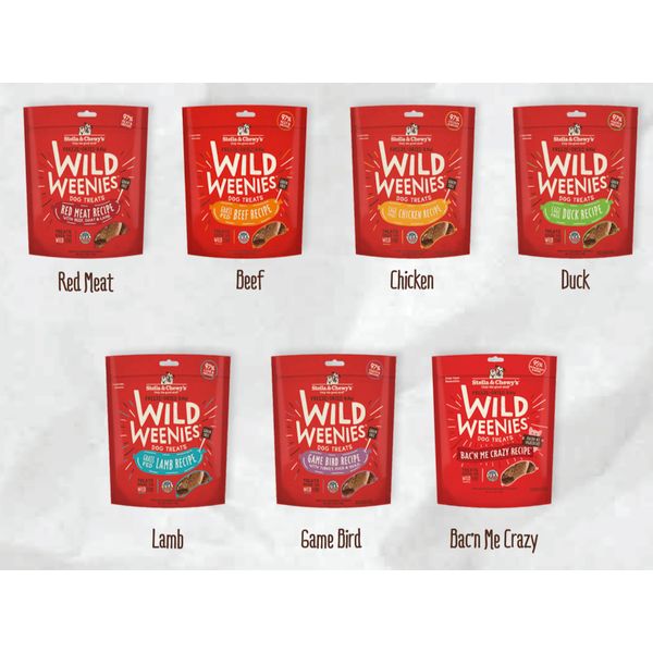 [mPets] Stella & Chewy's Wild Weenies Dog Treats - Grain and Filler Free - (3.25 oz Bag) [LOCAL SG DELIVERY]