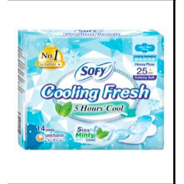 Sofy Cooling Fresh Day/Night Slim Wing Minty Cool/Cucumber 23cm/25cm/29cm/35cm – view 3