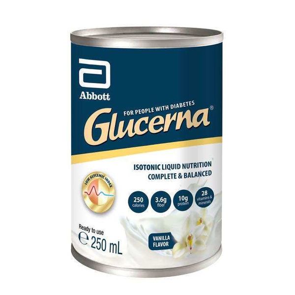 [mobileaid] Abbott Glucerna Liquid Vanilla Flavour 250ml x 24 tins [LOCAL SG DELIVERY]