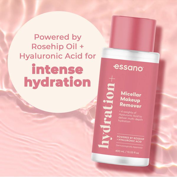 [Dermaceutica] Essano Hydration+ Micellar Makeup Remover 400ml [LOCAL SG DELIVERY]