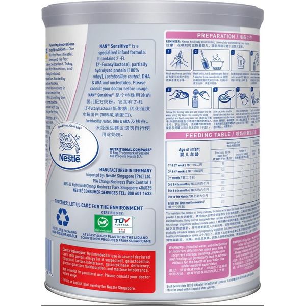 [mkids] Nestle NAN Expertpro Sensitive 800g for infants [LOCAL SG DELIVERY]