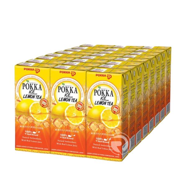 [mfoods] Bundle of 2 cartons Pokka Packet Drink - Ice Lemon Tea 250ml x 24 packets [LOCAL SG DELIVERY]