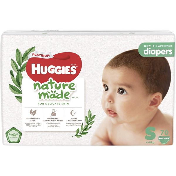 Huggies Platinum Naturemade Tape (NB/S/M/L/XL) – view 2