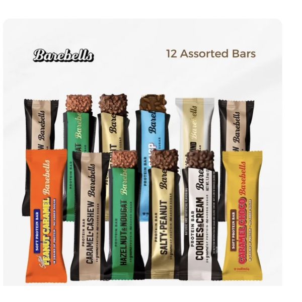 [mfoods] Barebells Protein Bar Healthy Meal Low carb, 20g protein/bar, to build muscle, 12bars/box Various Flavor  [LOCAL SG DELIVERY]