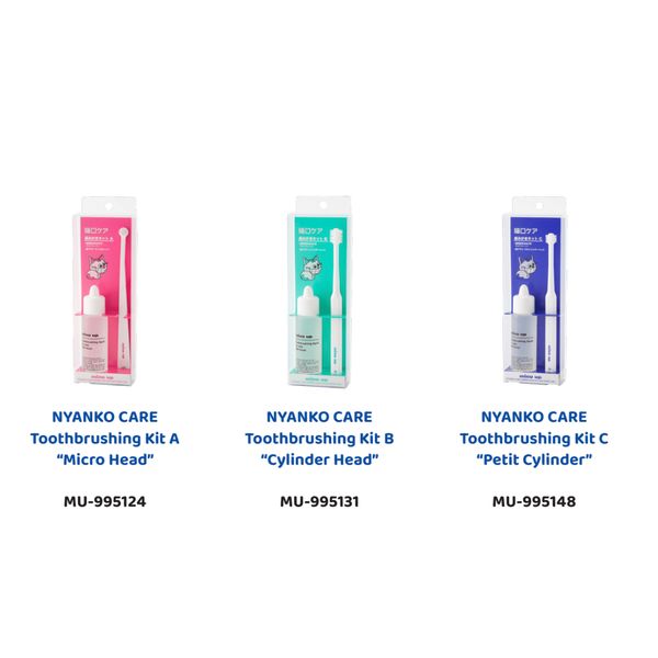 [mPets] mind up Toothbrushing Kits 2-in-1 (For Cats) [LOCAL SG DELIVERY]