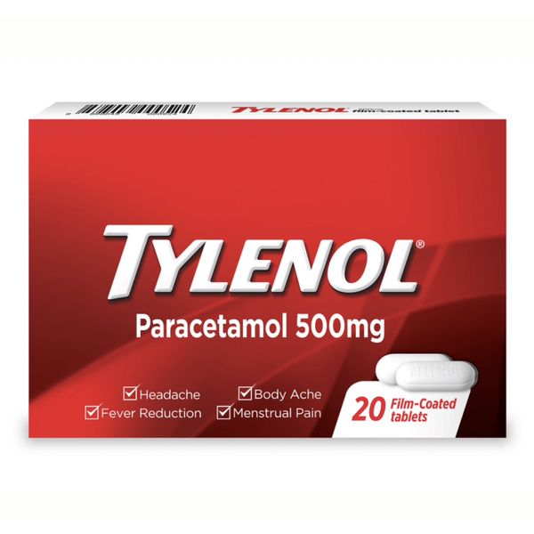 [mobileaid] Tylenol Paracetamol 500mg 20's [LOCAL SG DELIVERY]