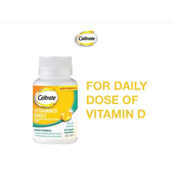 [mobileaid] Caltrate Vitamin D 1000IU 60's softgels [LOCAL SG DELIVERY]