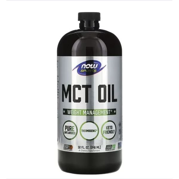 Now Foods Sports, Organic MCT Oil | Supports Ketogenic Diets | Promote Weight Loss, 946ml