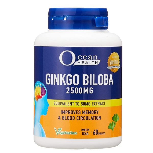 [mobileaid] Ocean Health Ginkgo Biloba 2500mg (60s) [LOCAL SG DELIVERY]