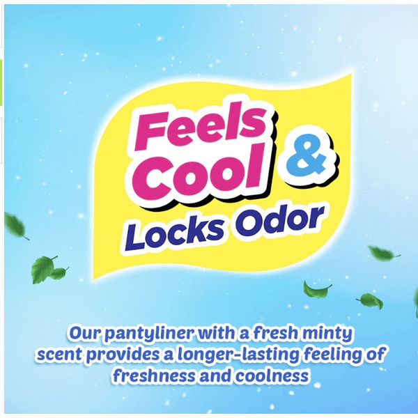 Sofy Cooling Fresh Day Reg Liner 15.5cm (Minty Cool) 28's – view 2