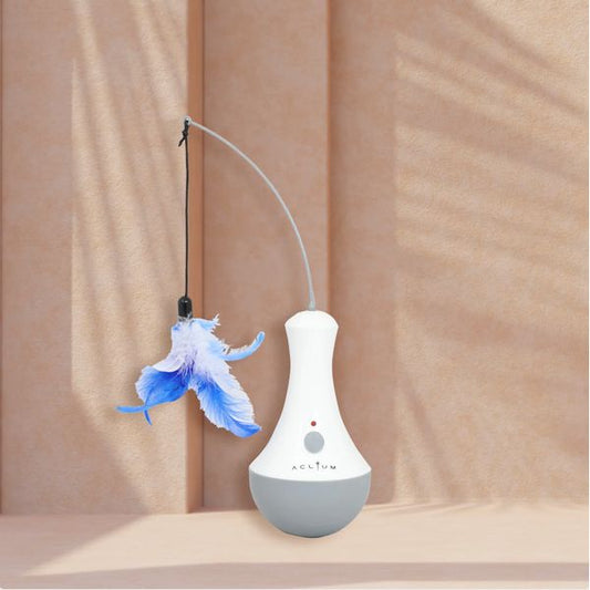 [mPets] Aclium Pets Spinning Tumbler With Teaser with/without Replacement Feathers [LOCAL SG DELIVERY]